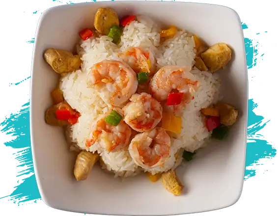 أرز جمبري بالكافيار