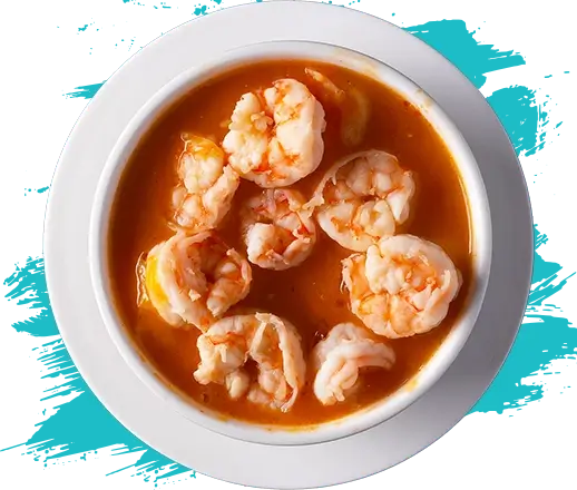 شوربة جمبري حمراء