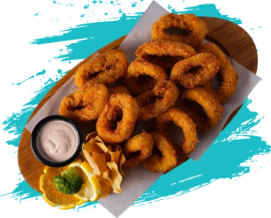 كاليماري مقلي حلقات