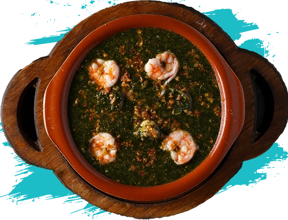 ملوخية بالجمبري